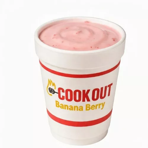 Cookout menu - Cookout Milkshake Flavors & Prices - Cookout Banana Berry