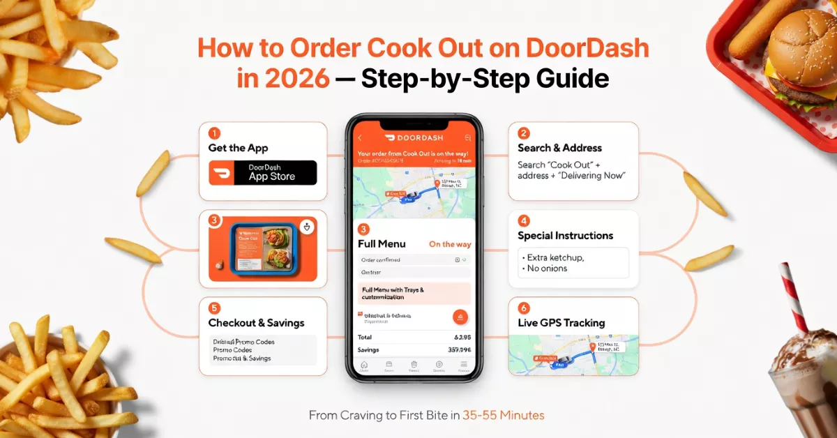 How to Order Cookout Delivery on DoorDash in 2026 (Menu, Prices & Step-by-Step Guide)