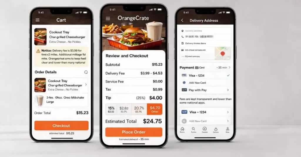 How to Order Cookout Delivery on OrangeCrate Step-by-Step Guide)