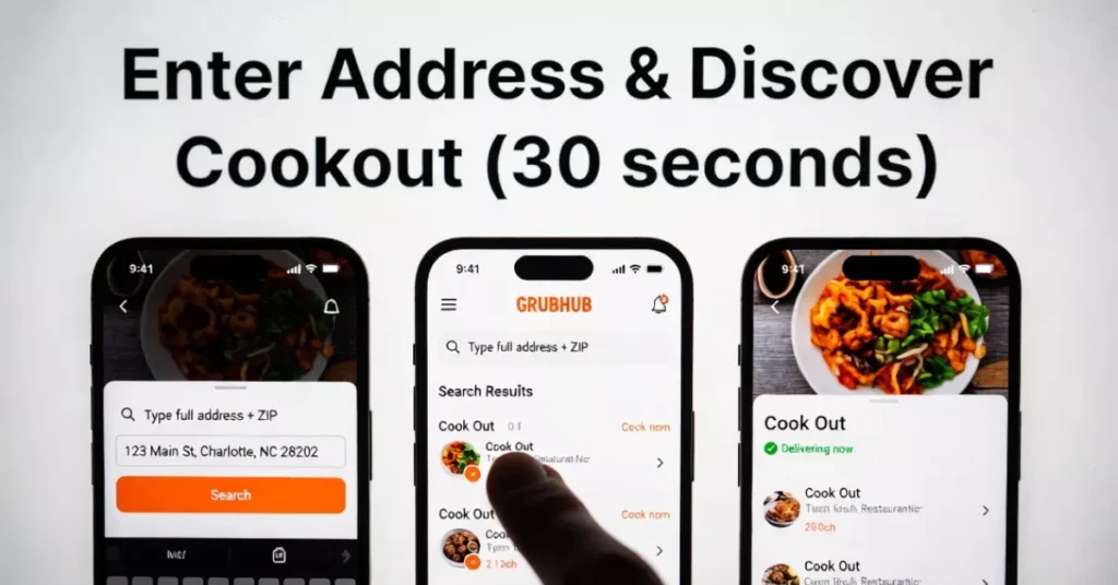 Step-by-Step Guide: Ordering Cookout menu on Grubhub 