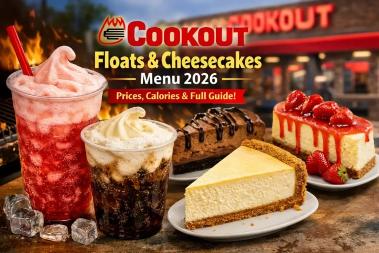 Cookout Floats and Cheesecakes Menu 2026: Prices, Calories, Full Guide & Expert Recommendations