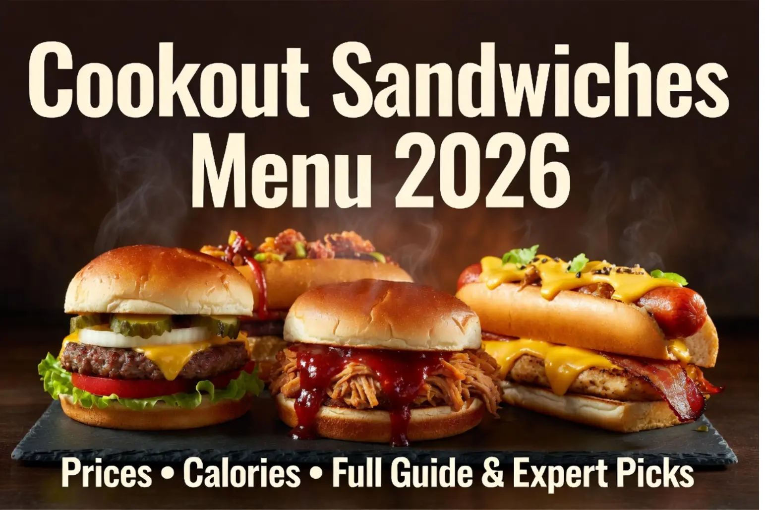 Cookout Sandwiches Menu 2026: Prices, Calories, Full Guide & Expert Recommendations
