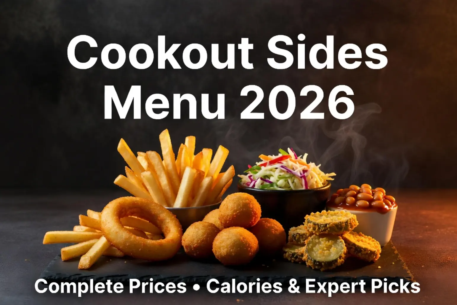 Cookout Sides Menu 2026: Complete Prices, Calories & Expert Picks