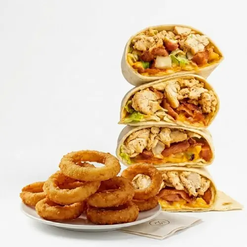 Cookout Chicken Menu 2026: Prices, Calories, Full Guide & Expert Recommendations 18 cookout memu - Cookout Bacon Ranch Wrap + Onion Rings