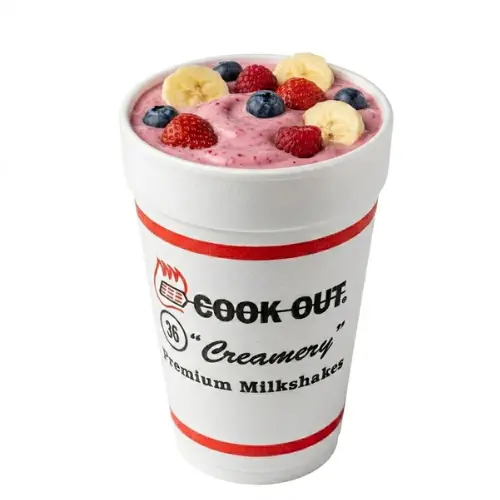 Cookout Menu, Cookout Milkshke Menu, Cookout Banana Berry